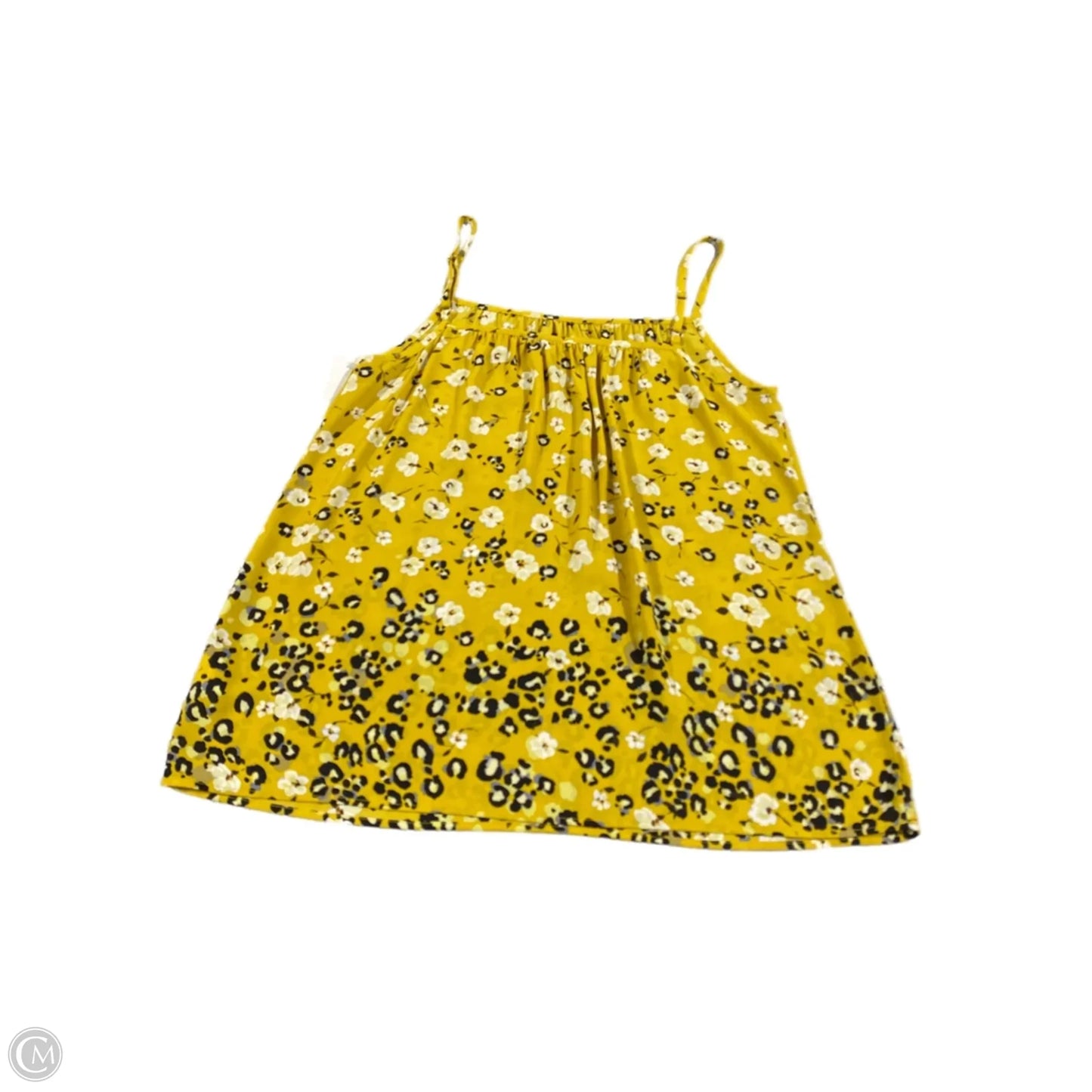 Tank Top By Cabi In Yellow, Size: M