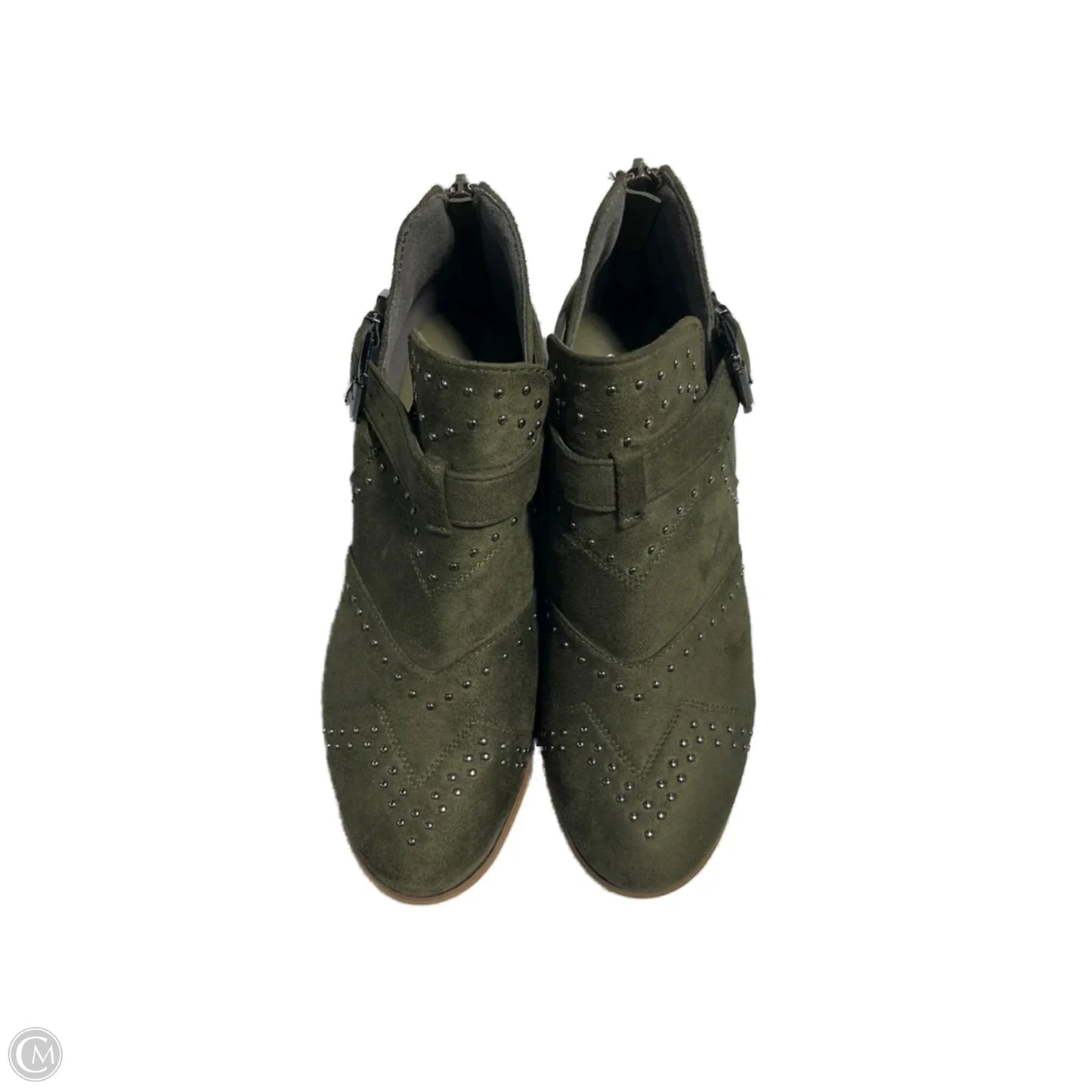 Boots Ankle Heels By Juicy Couture In Green, Size: 7.5