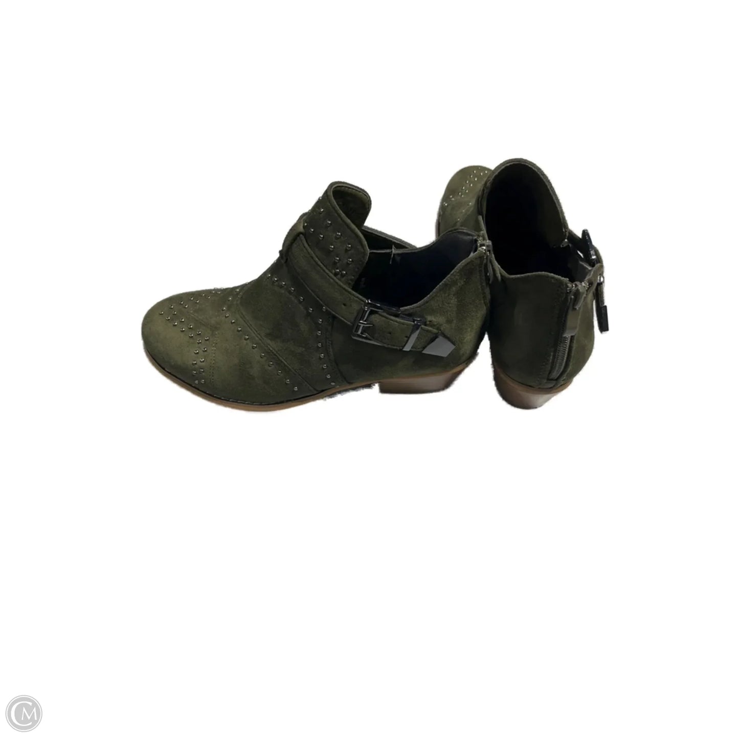 Boots Ankle Heels By Juicy Couture In Green, Size: 7.5