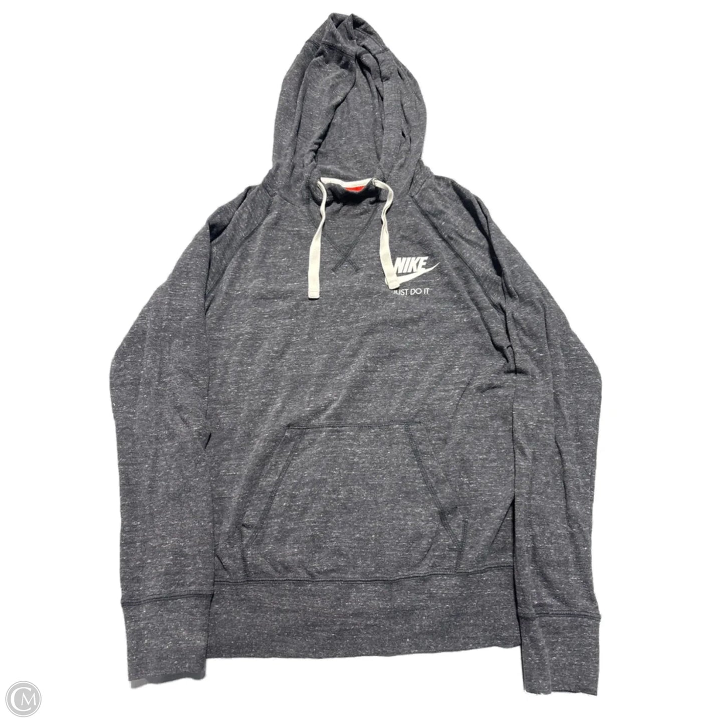 Top Long Sleeve By Nike In Grey, Size: L