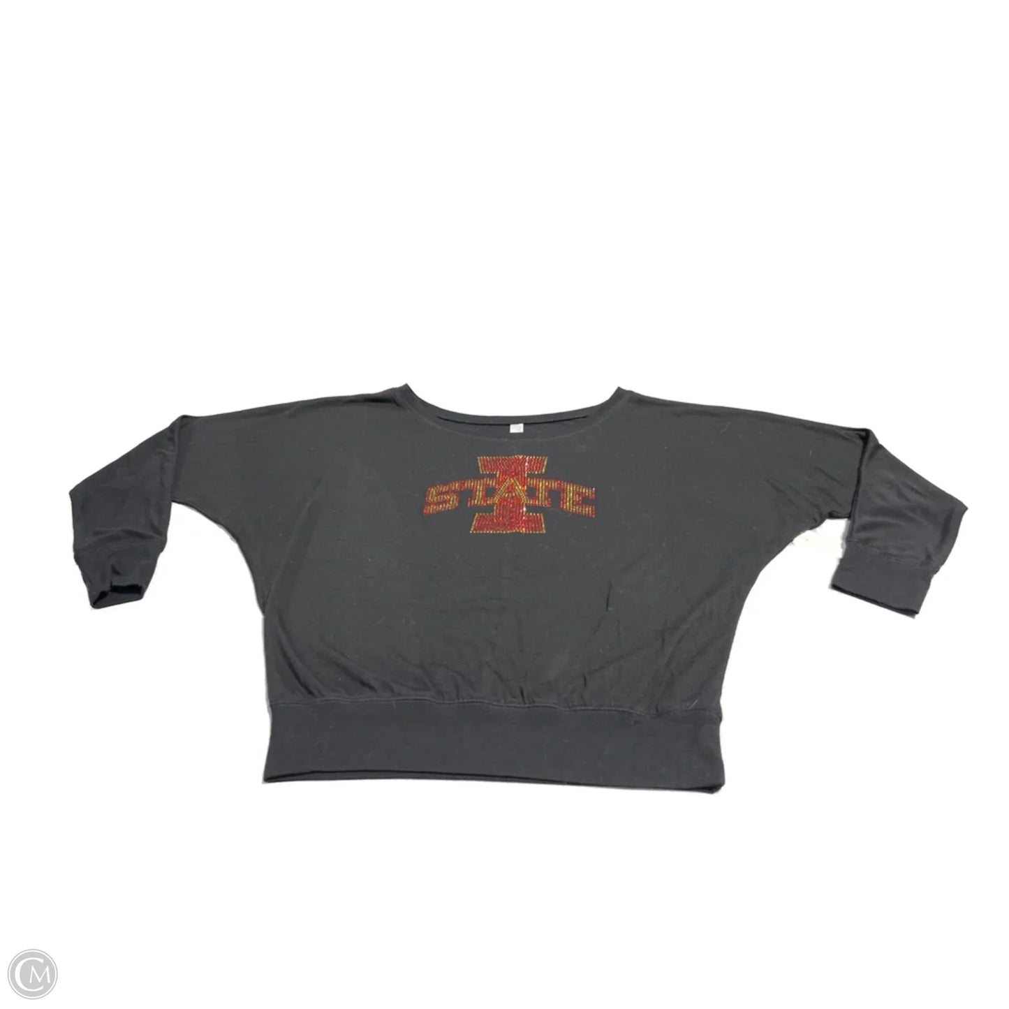 Top Long Sleeve Basic By Bella + Canvas In Black, Size: M