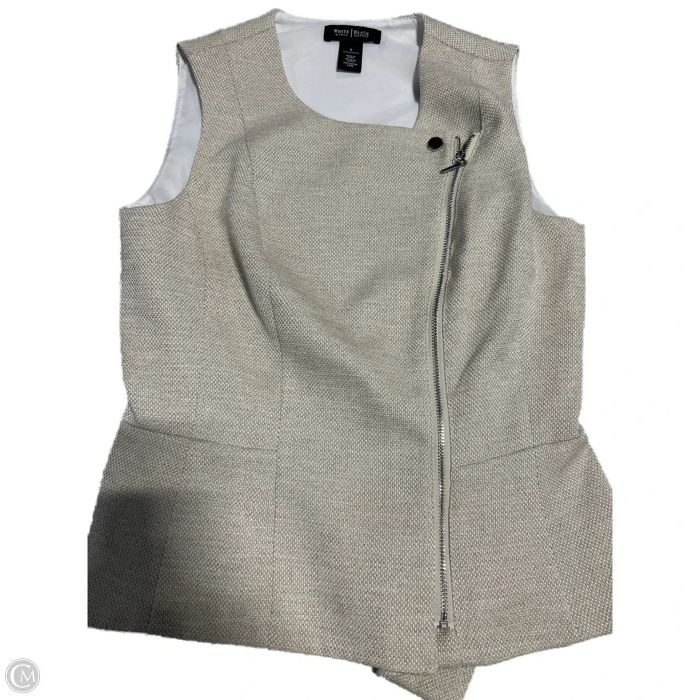 Top Sleeveless By White House Black Market In Cream, Size: Xs