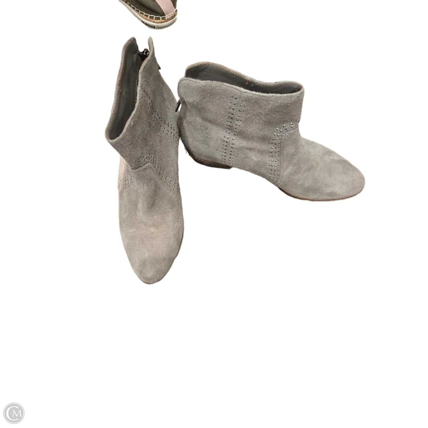 Boots Ankle Flats By Joie In Grey, Size: 9