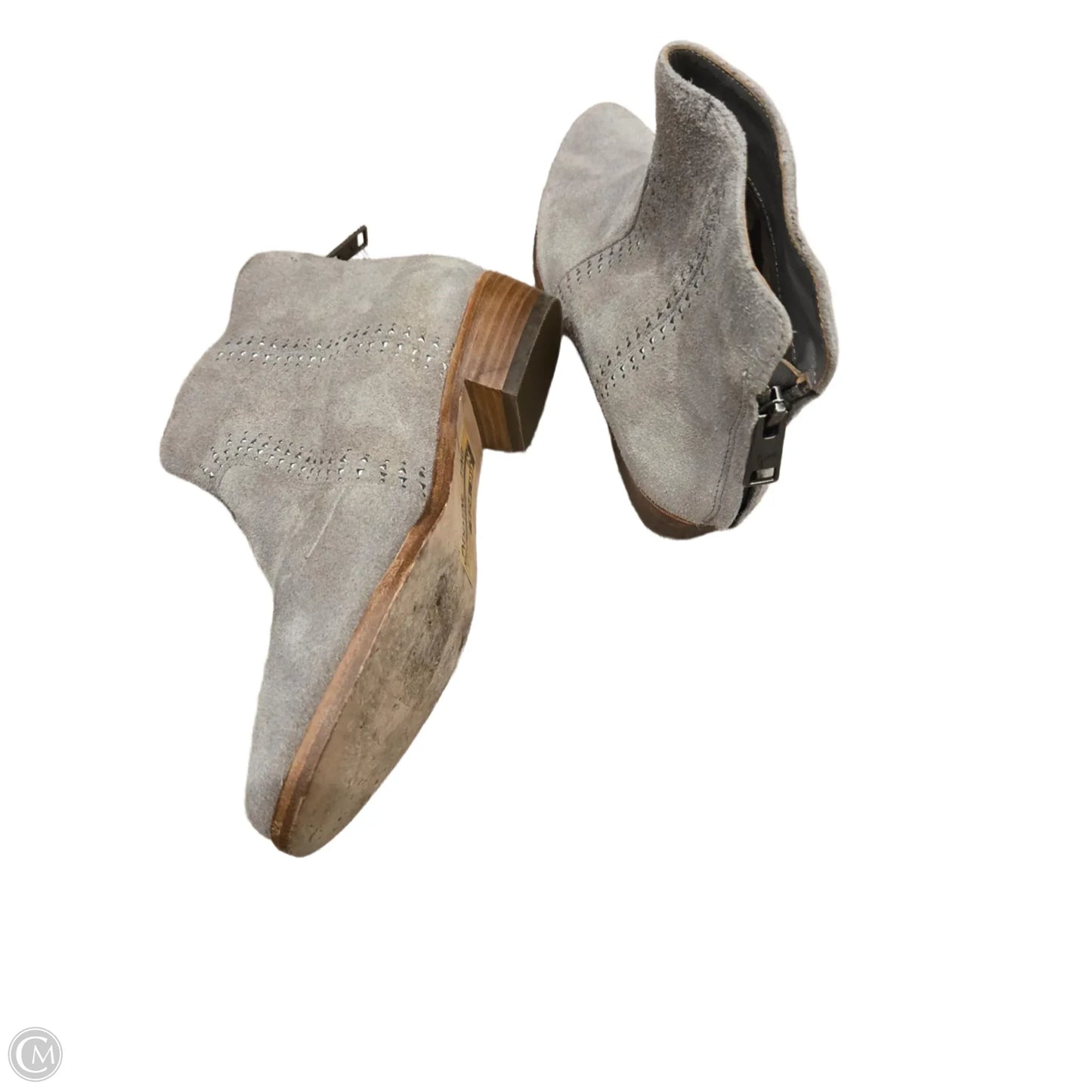 Boots Ankle Flats By Joie In Grey, Size: 9