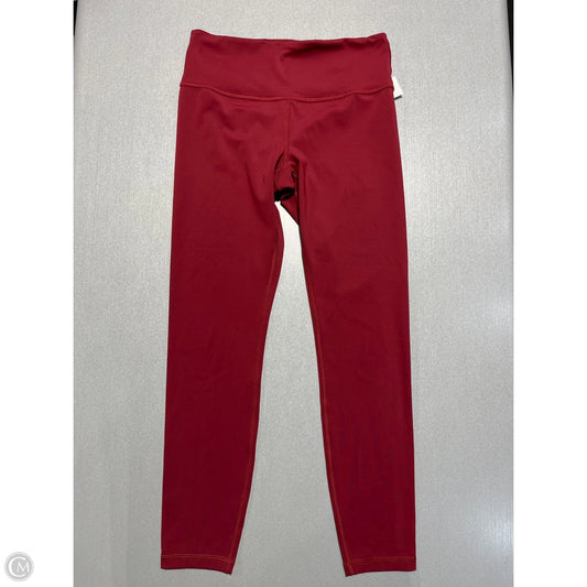 Athletic Leggings By Athleta In Red, Size: M