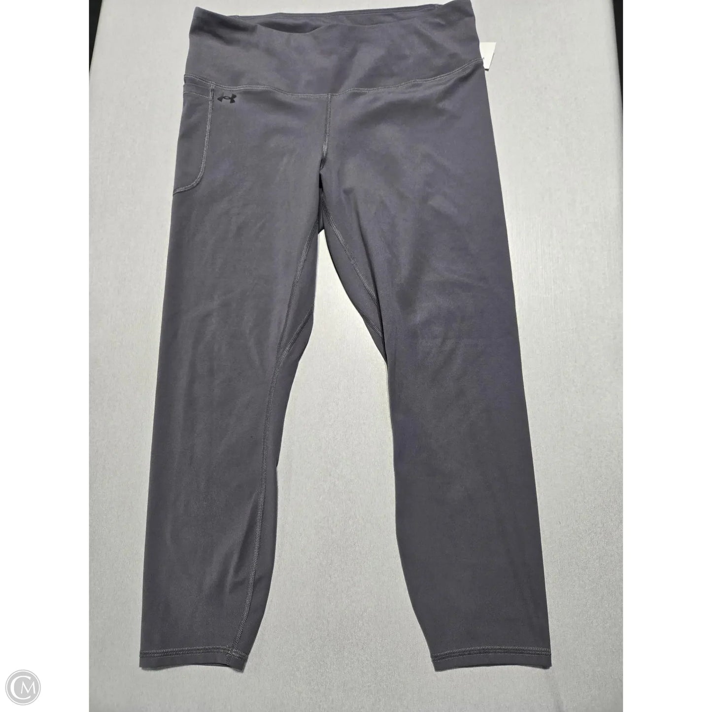 Athletic Leggings By Under Armour In Grey, Size: Xl