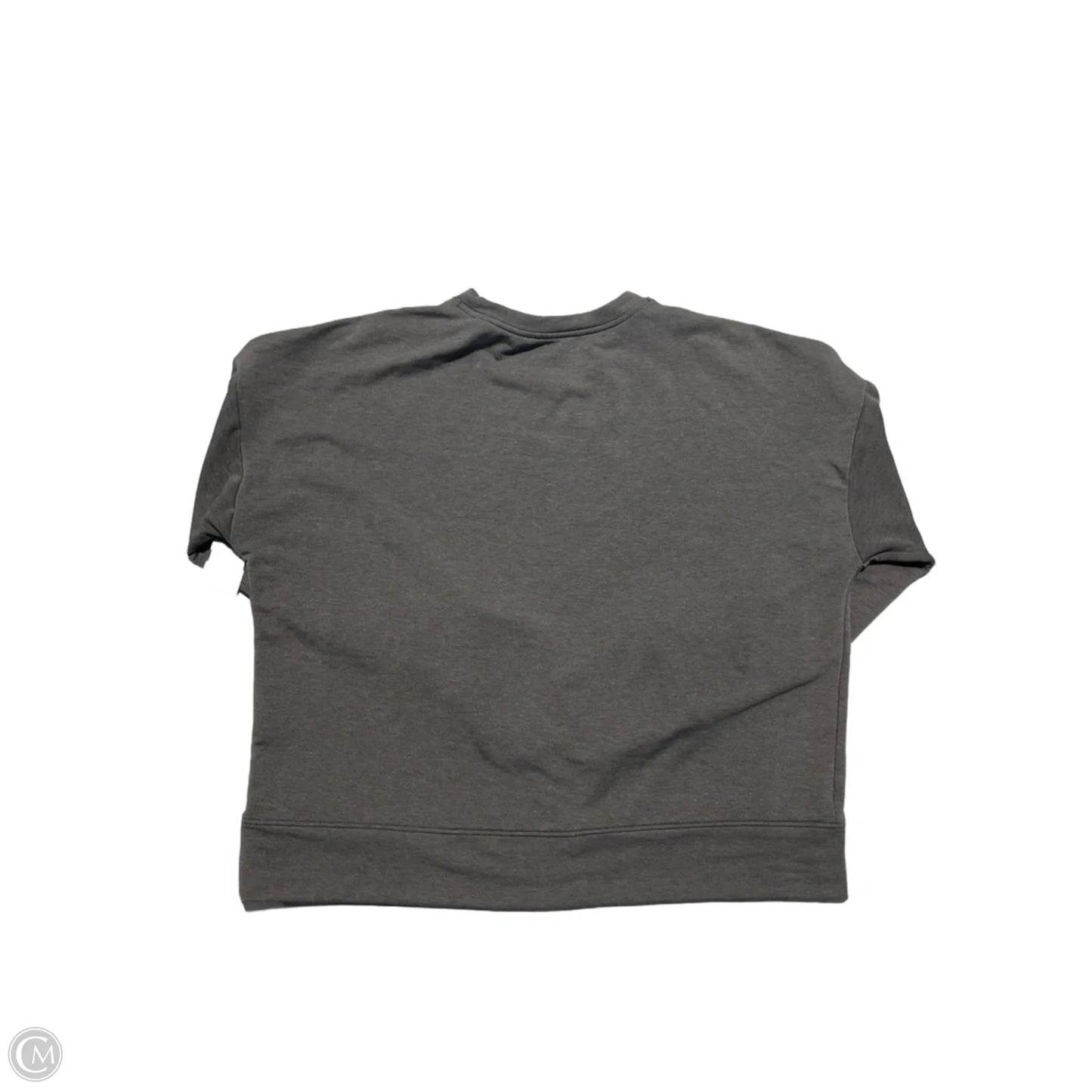 Top Long Sleeve By Under Armour In Grey, Size: L