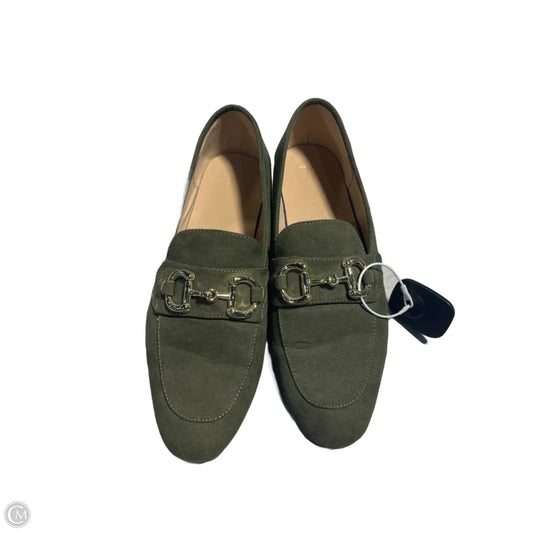 Shoes Flats By Jf In Green, Size: 9.5