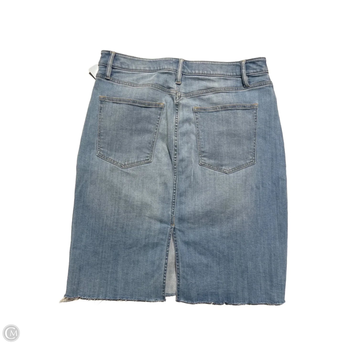 Skirt Midi By Banana Republic In Blue Denim, Size: 8