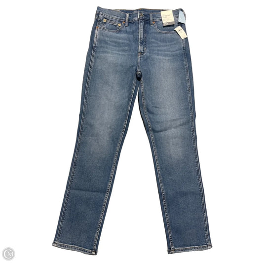 Jeans Straight By Gap In Blue Denim, Size: 8