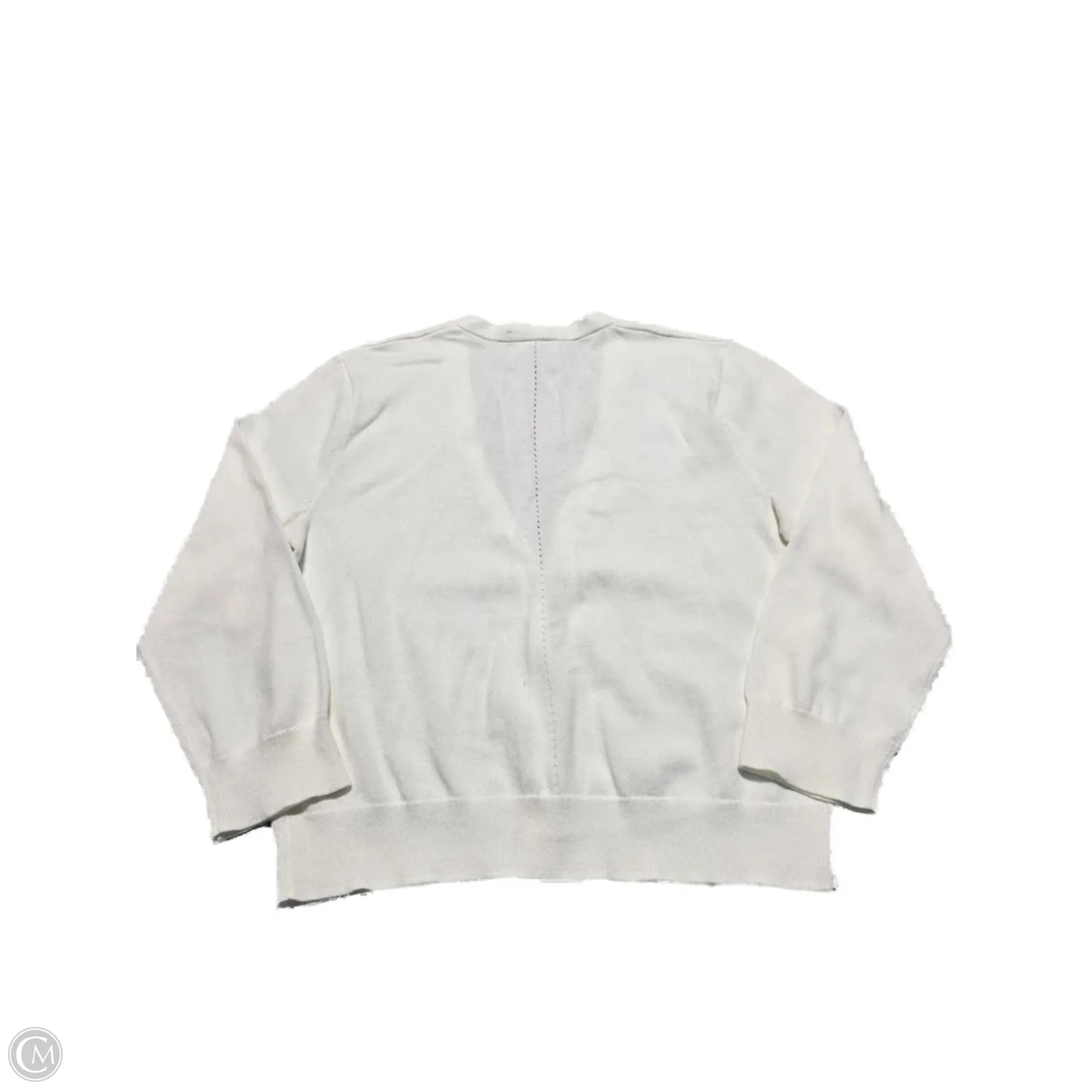 Cardigan By Lands End In White, Size: Xsp