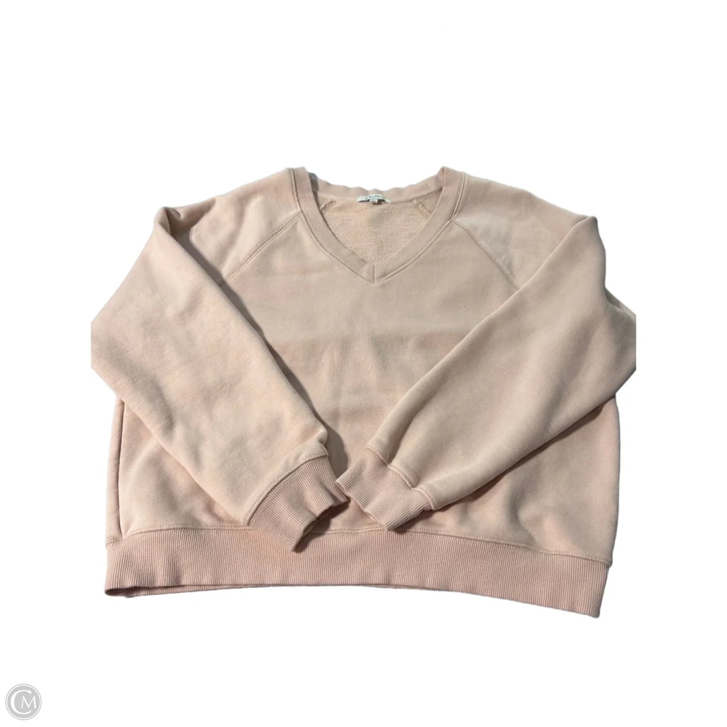 Sweatshirt Crewneck By Z Supply In Peach, Size: S