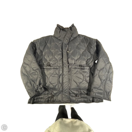 Coat Puffer & Quilted By Dex In Black, Size: S