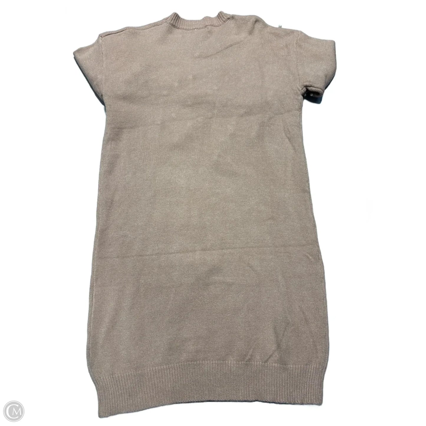 Dress Casual Short By Debut In Taupe, Size: M