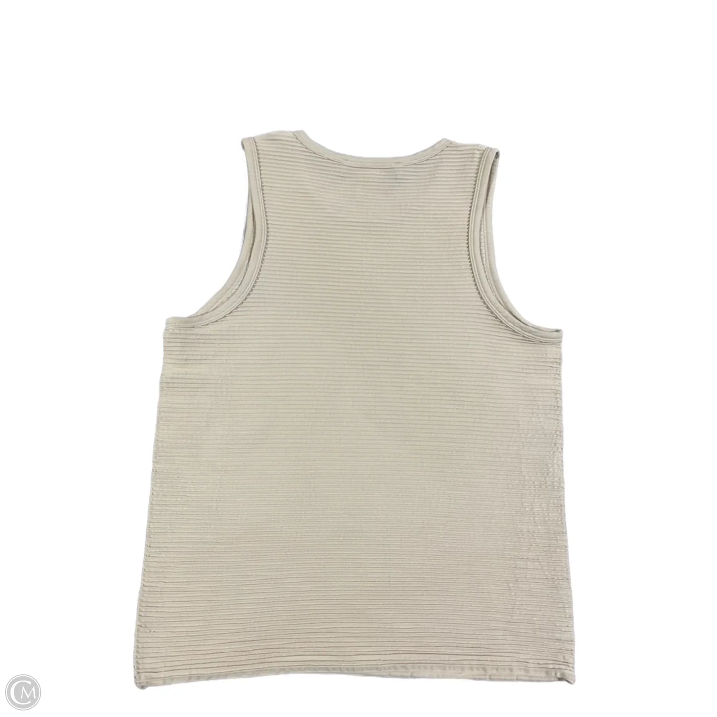 Top Sleeveless By Dkny In Cream, Size: L