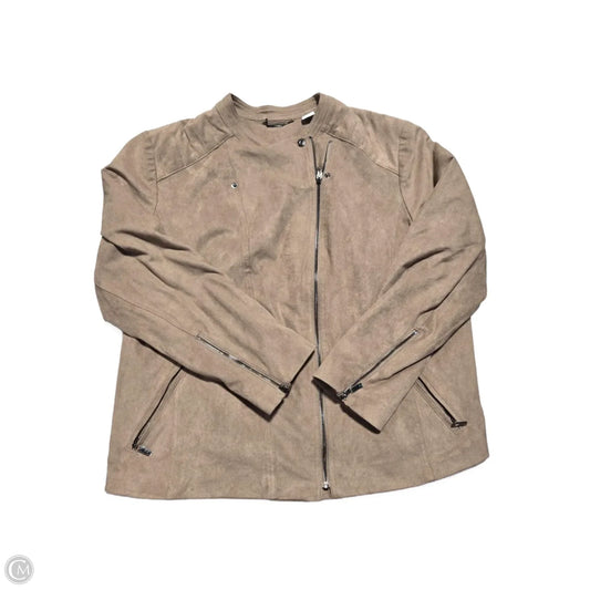 Jacket Other By Chicos In Beige, Size: 1x