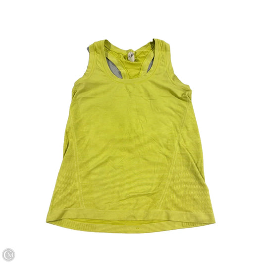 Athletic Tank Top By Athleta In Yellow, Size: M