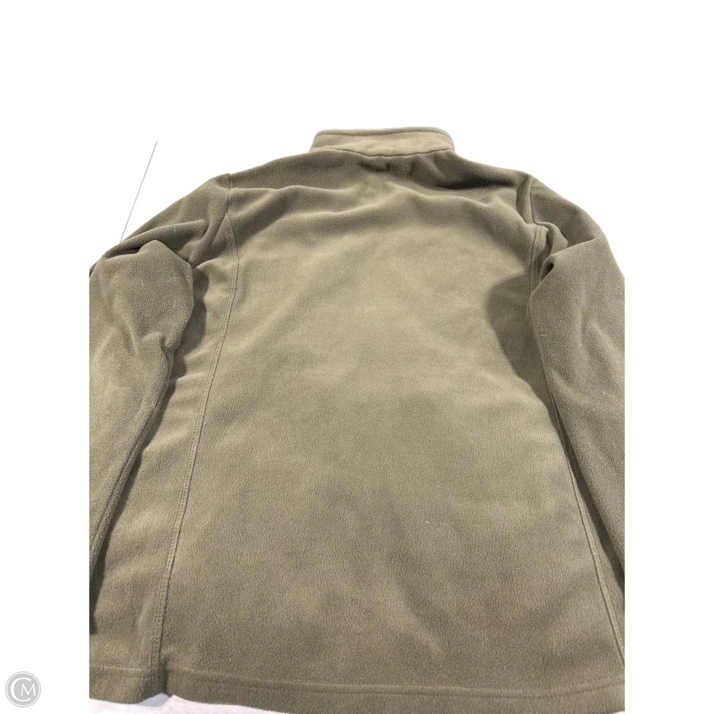 Jacket Fleece By Lands End In Green, Size: Xl