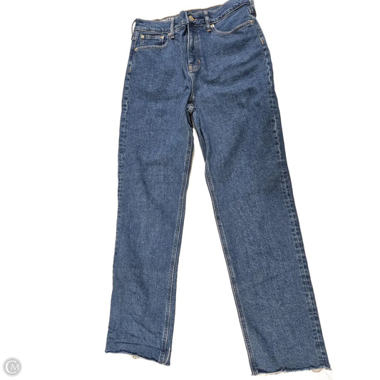 Jeans Straight By J. Crew In Blue Denim, Size: 8