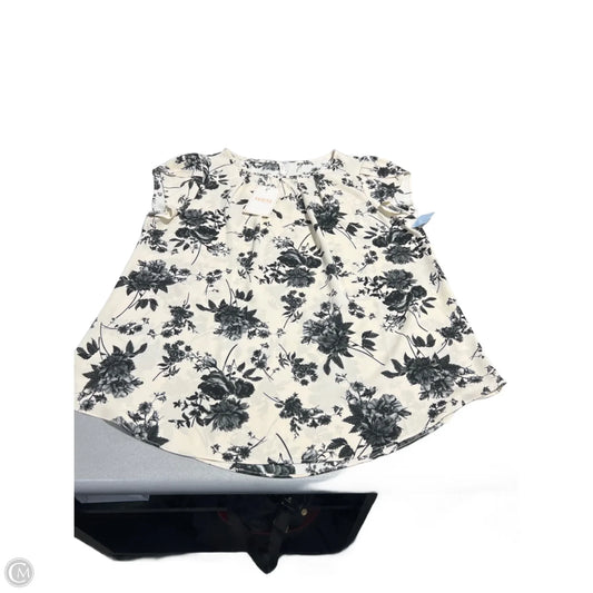 Top Short Sleeve By Cme In Floral Print, Size: Xl