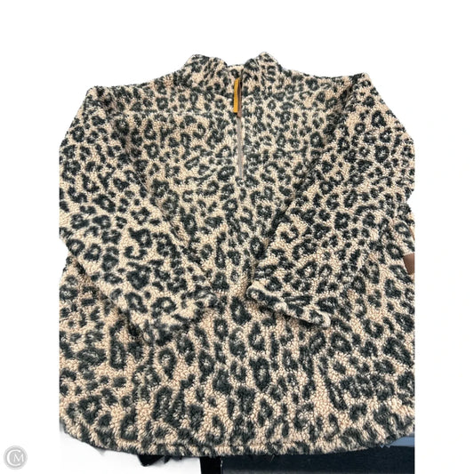 Top Long Sleeve By Maurices In Animal Print, Size: M