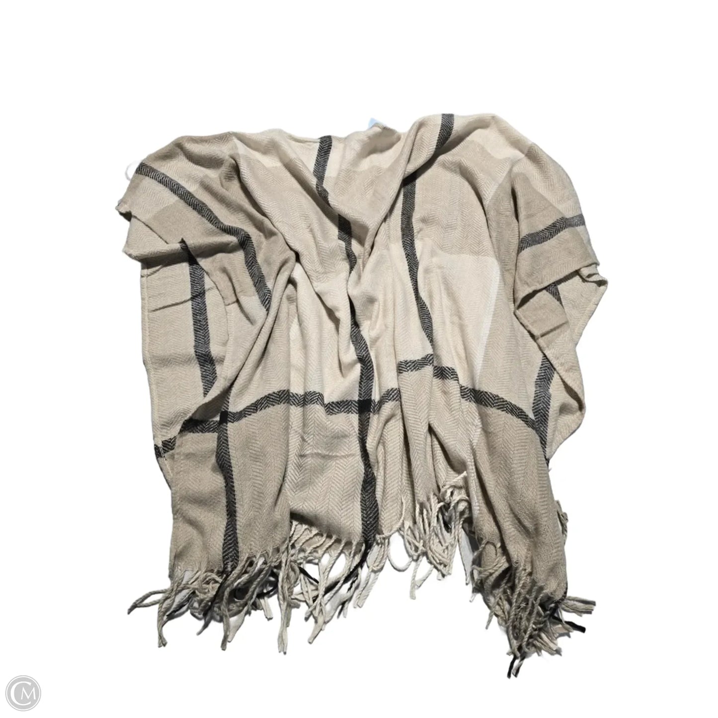 Shawl By Three Dots In Beige, Size: Osfm