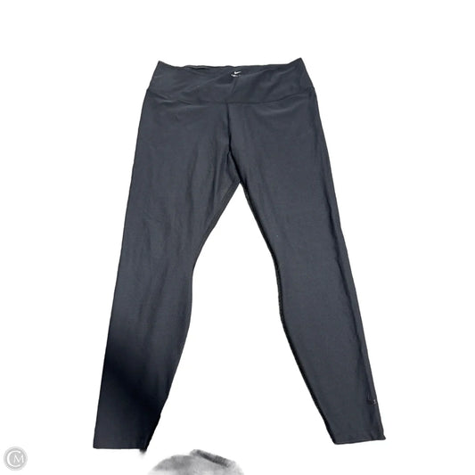 Athletic Leggings By Nike In Black, Size: 1x