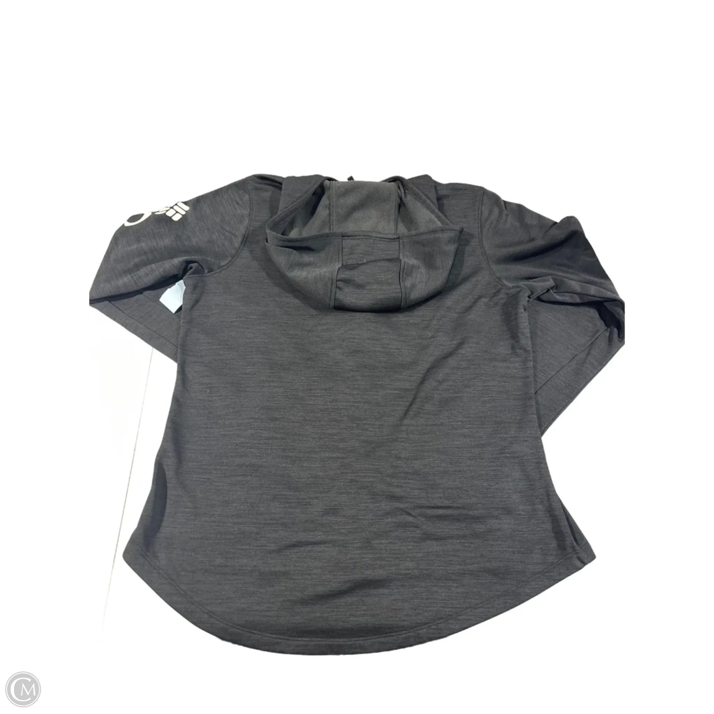 Athletic Top Long Sleeve Hoodie By Columbia In Black, Size: L