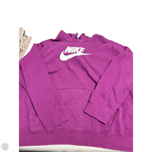 Athletic Sweatshirt Hoodie By Nike In Purple, Size: Xxl
