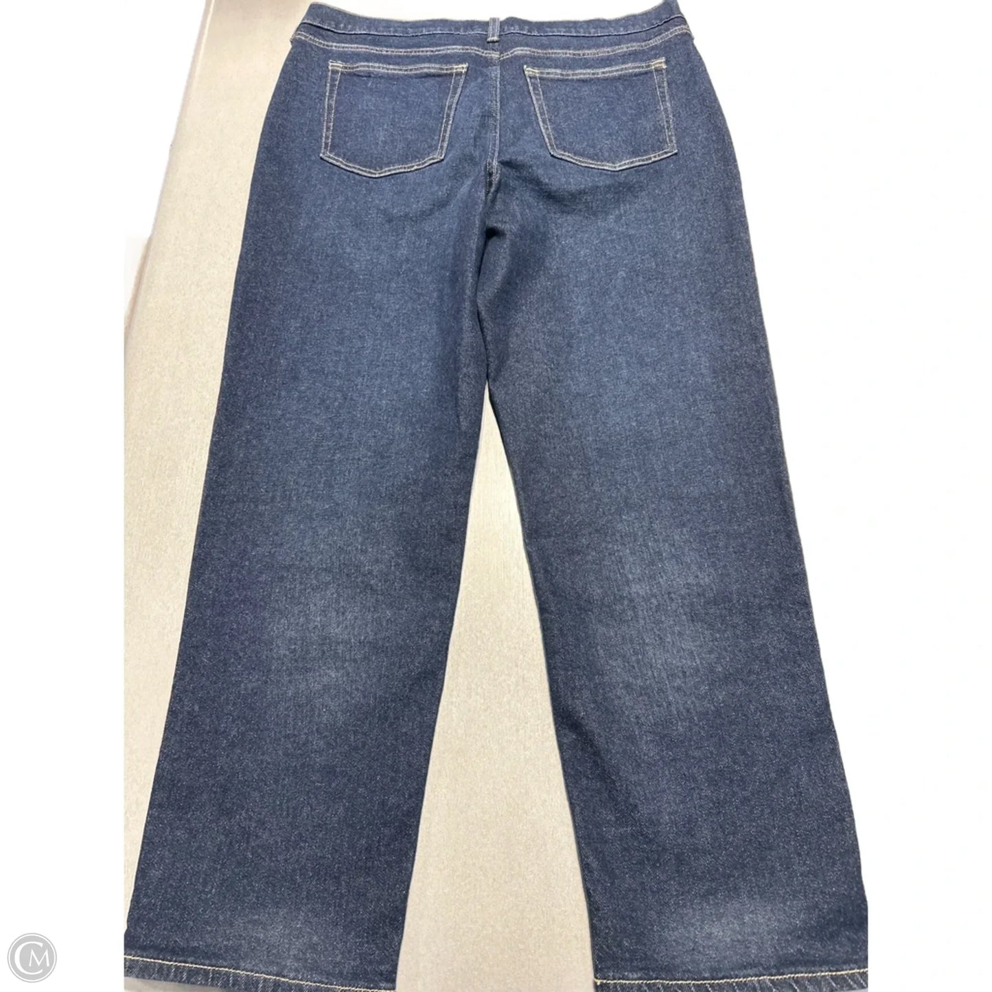 Jeans Straight By Universal Thread In Blue Denim, Size: 16