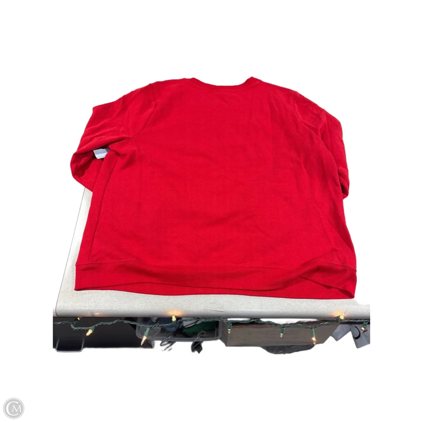 Top Long Sleeve By Talbots In Red, Size: Xl