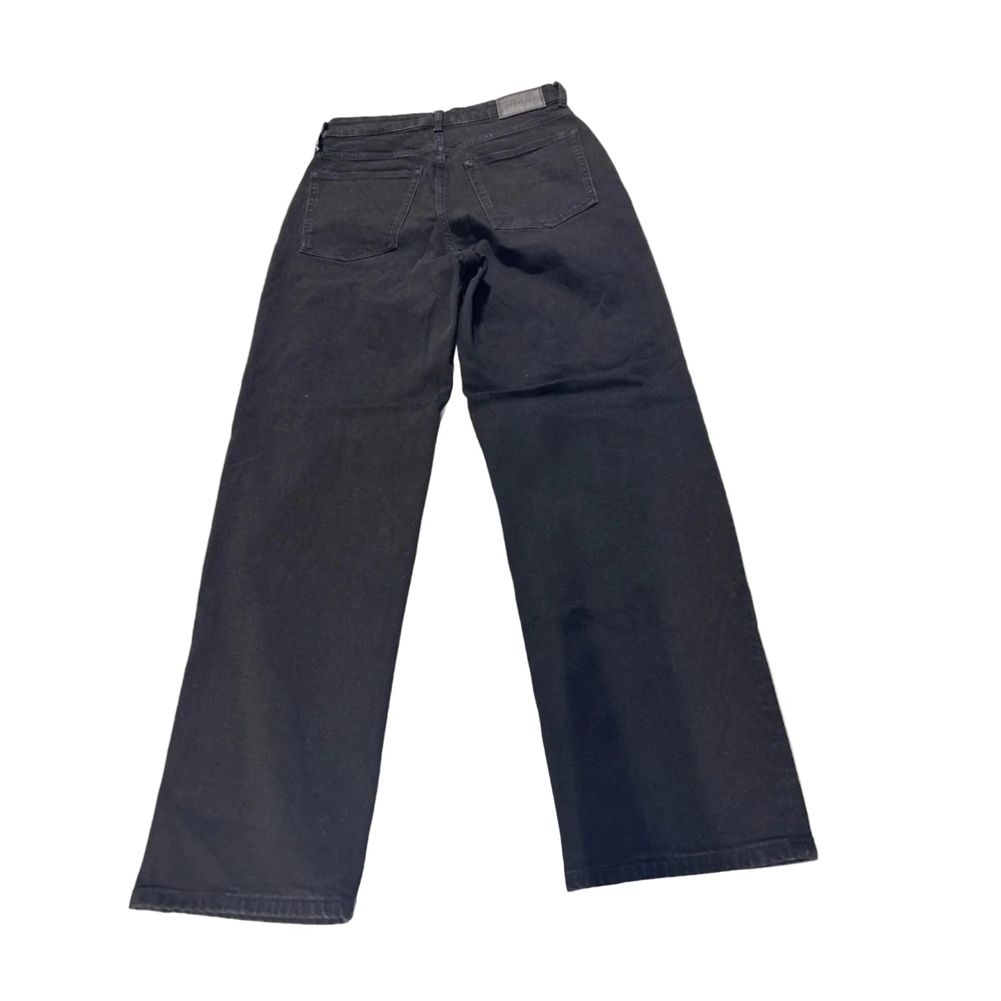 Jeans Straight By Everlane In Black Denim, Size: 4l