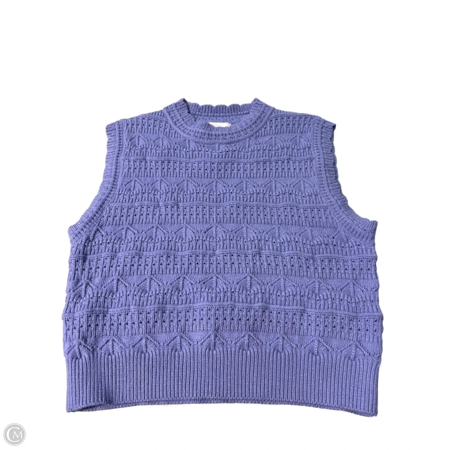 Vest Sweater By &merci In Purple, Size: S