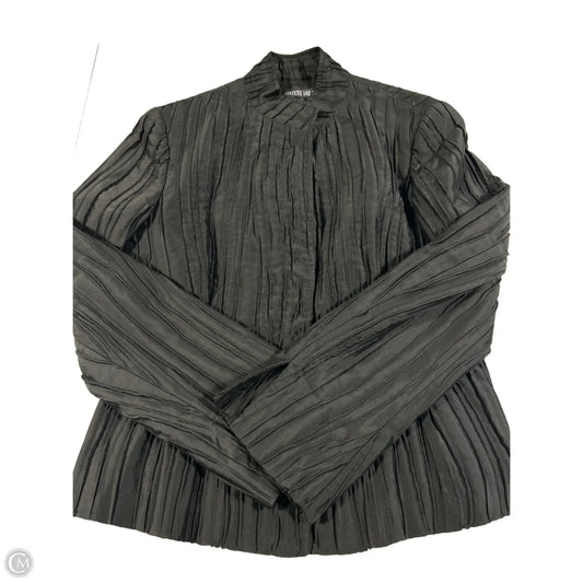 Blazer Designer By Lafayette 148 In Black, Size: M