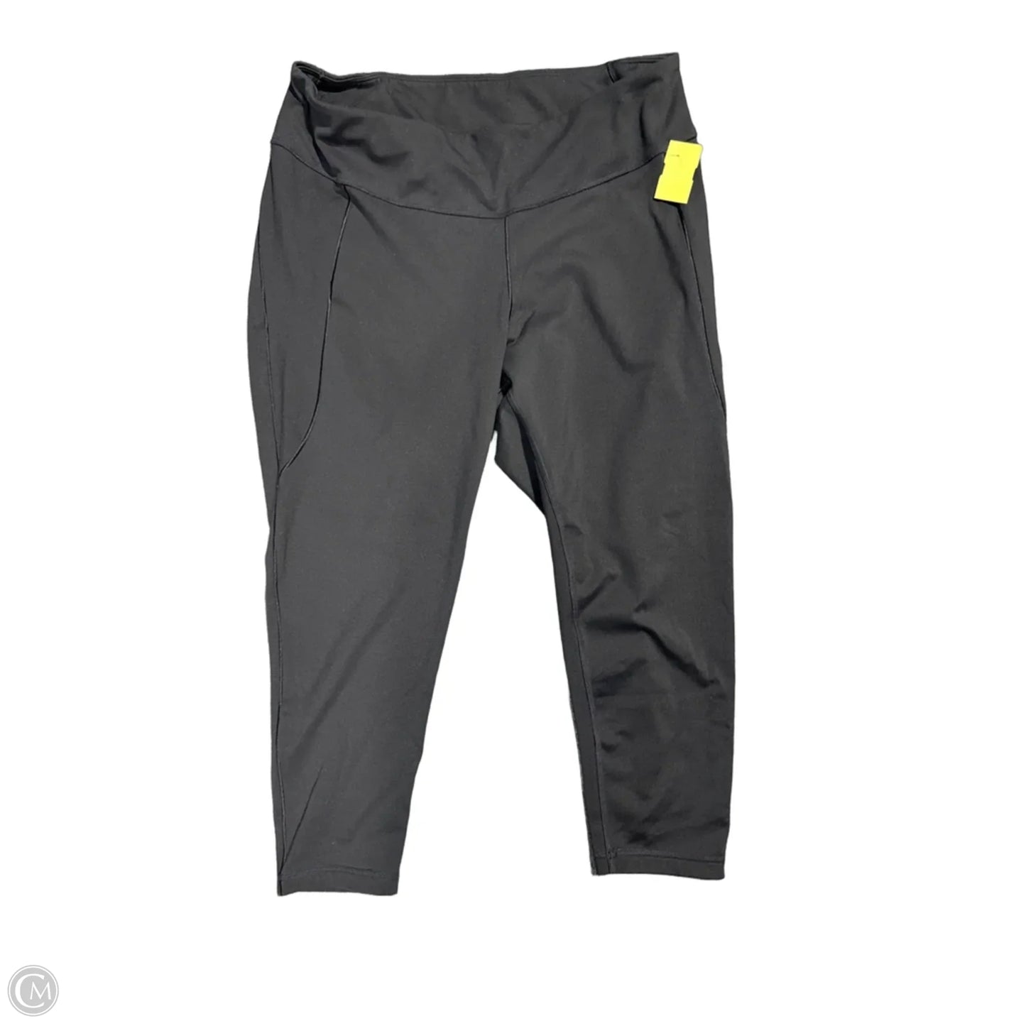 Athletic Leggings Capris By Adidas In Black, Size: 3x