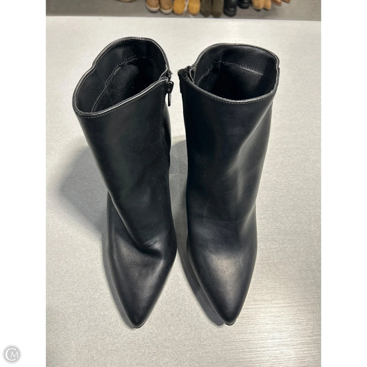 Boots Ankle Heels By Serra In Black, Size: 9