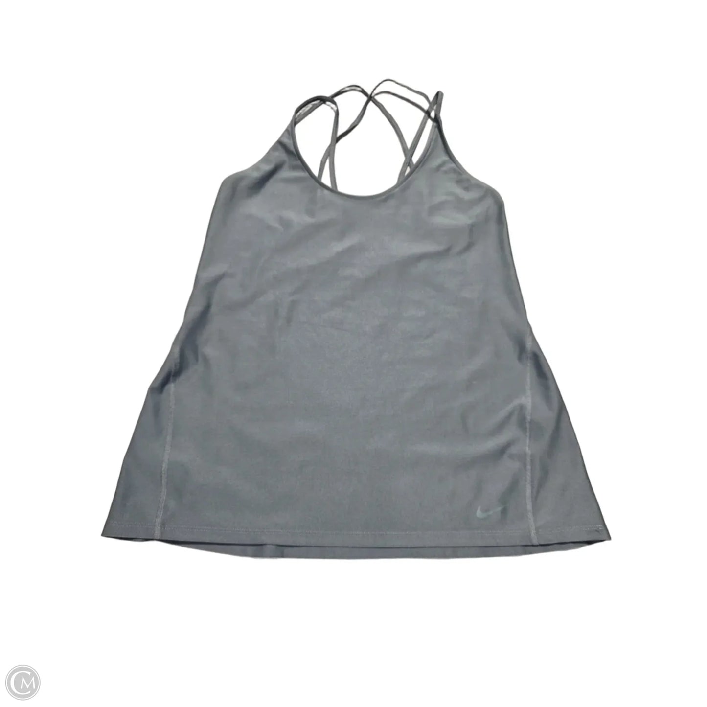 Athletic Tank Top By Nike In Green, Size: M