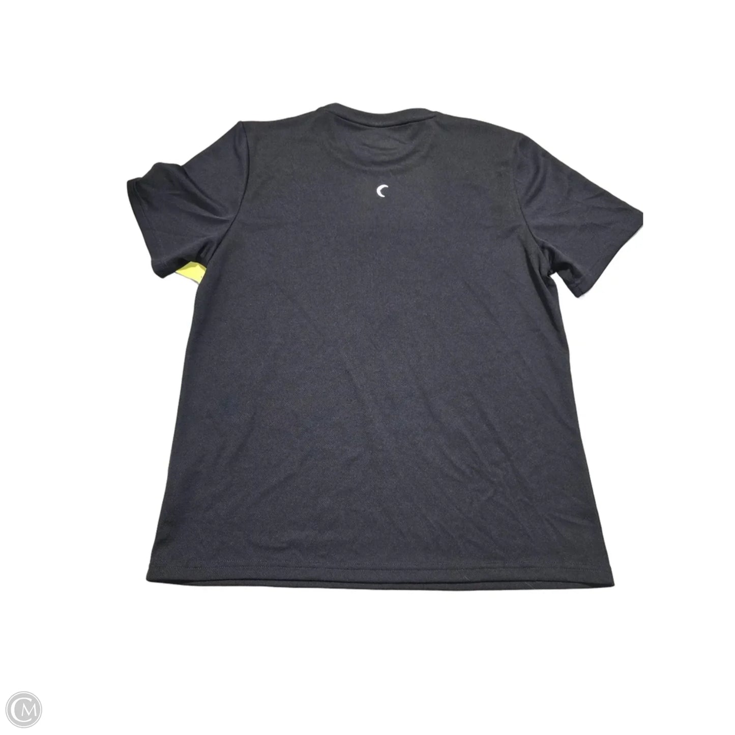 Athletic Top Short Sleeve By Zyia In Black, Size: M