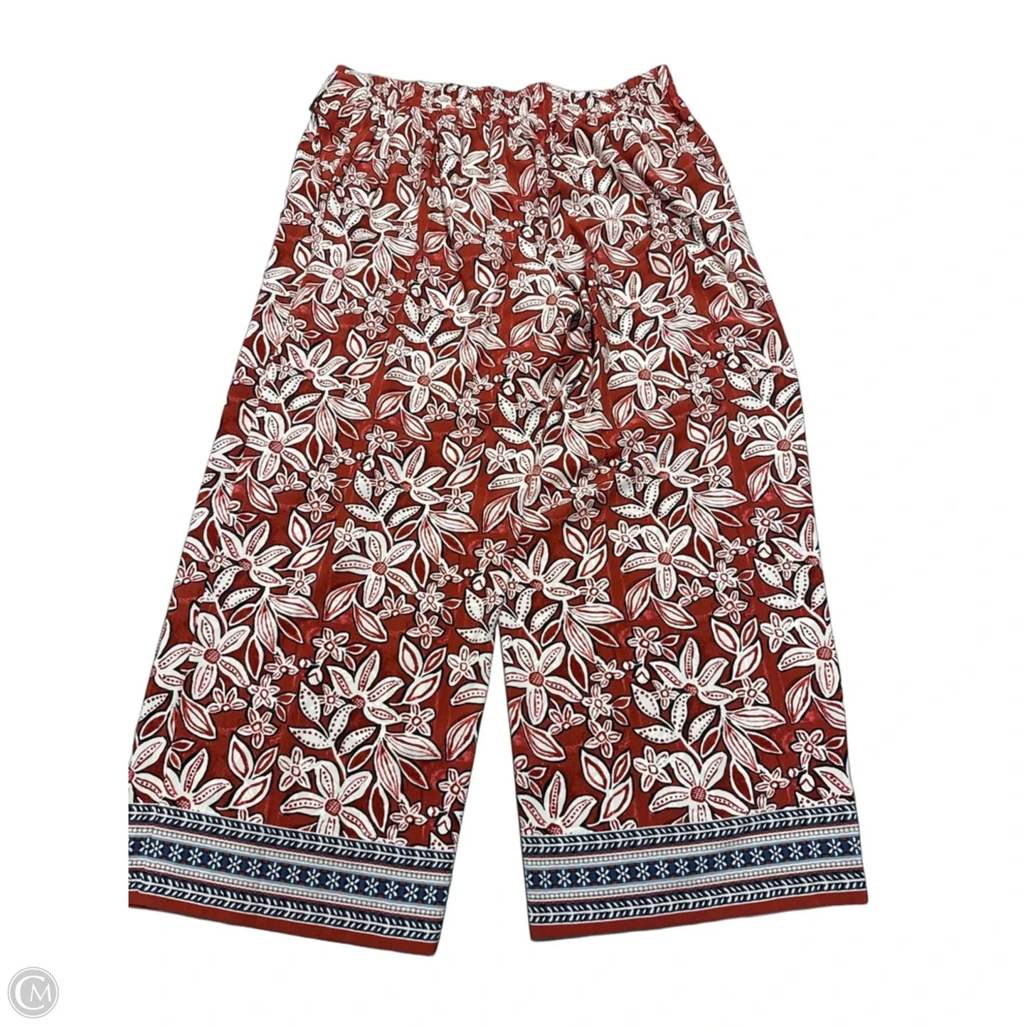 Pants Linen By In Studio In Floral Print, Size: 20