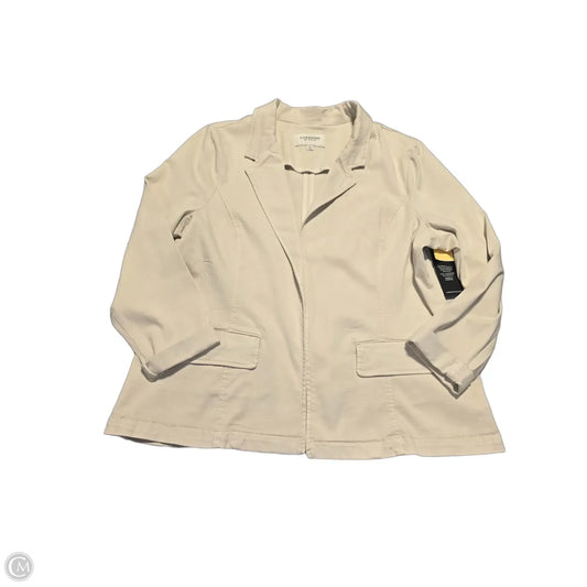 Jacket Shirt By Liverpool In Cream, Size: Xl