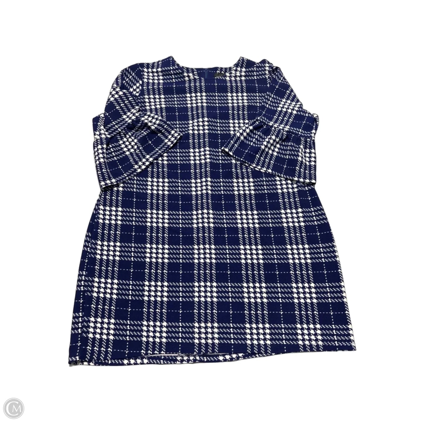 Dress Party Short By Cmc In Blue & White, Size: 3x