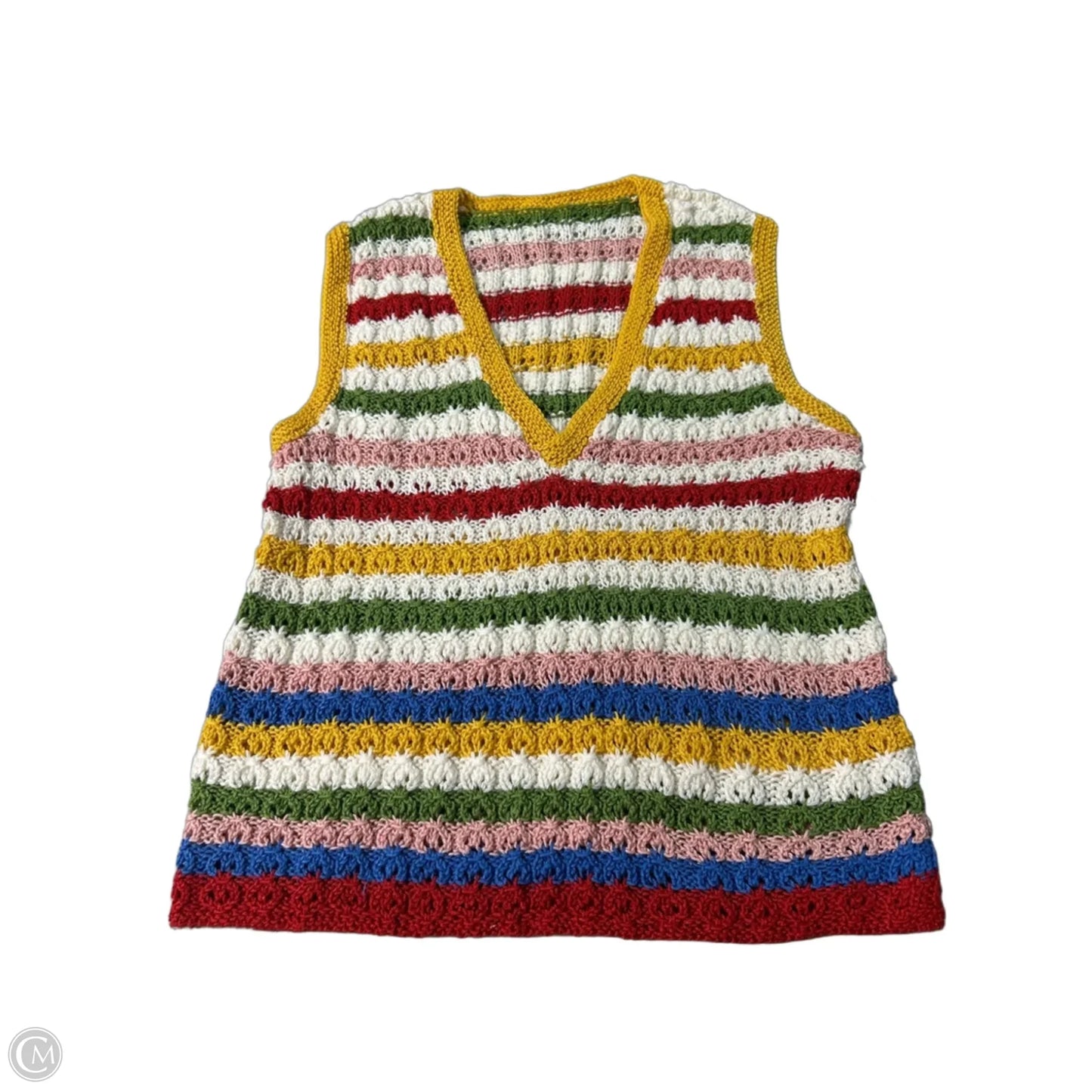 Tank Top By Cmc In Striped Pattern, Size: S