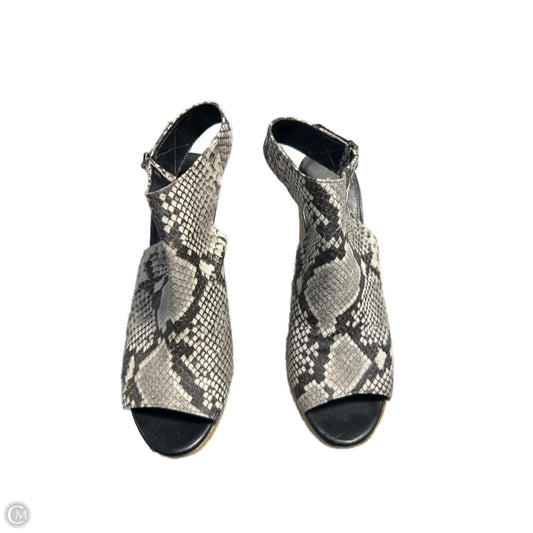 Shoes Heels Wedge By Marc Fisher In Snakeskin Print, Size: 9.5