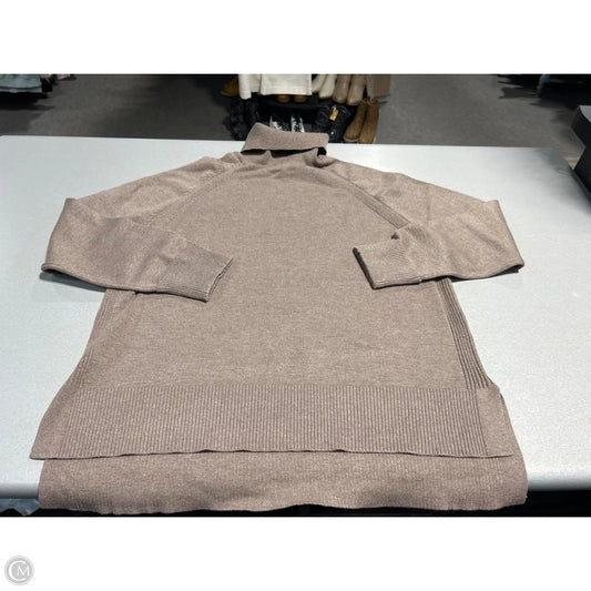 Sweatshirt Collar By Emerald In Brown, Size: L