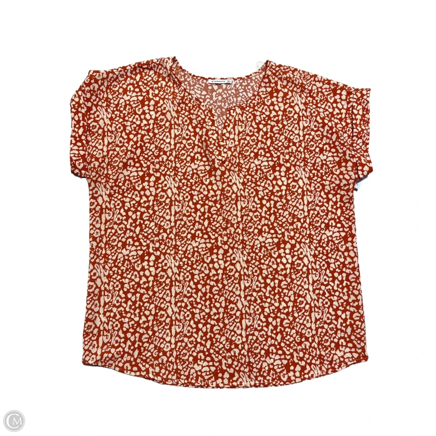 Top SS By Staccato In Orange, Size: L