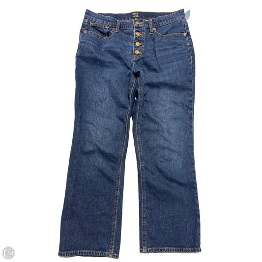 Jeans Straight By J. Crew In Blue, Size: 2l