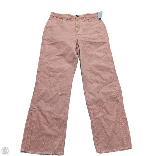 Pants Corduroy By Loft In Pink, Size: 8