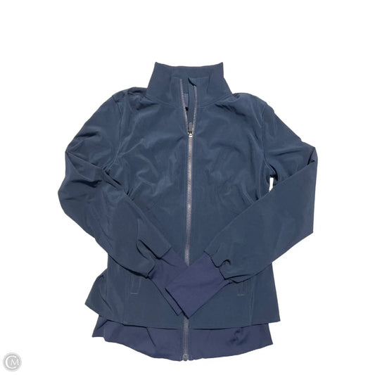 Athletic Jacket By Lululemon In Blue, Size: 6