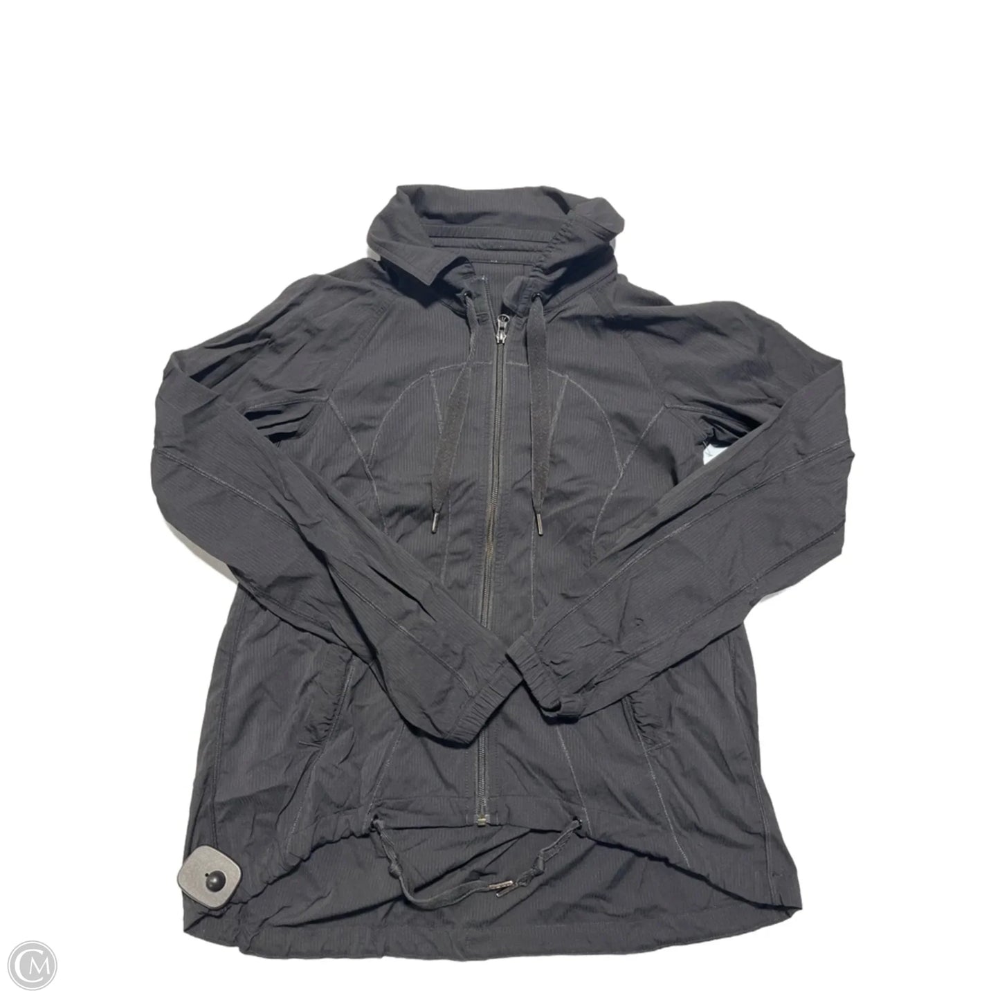 Athletic Jacket By Lululemon In Black, Size: 4