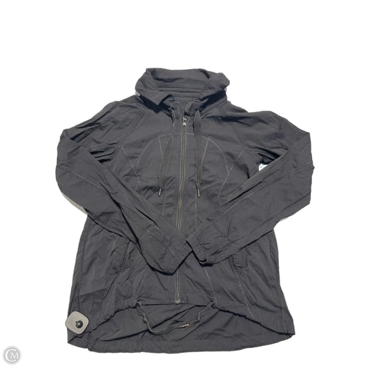 Athletic Jacket By Lululemon In Black, Size: 4